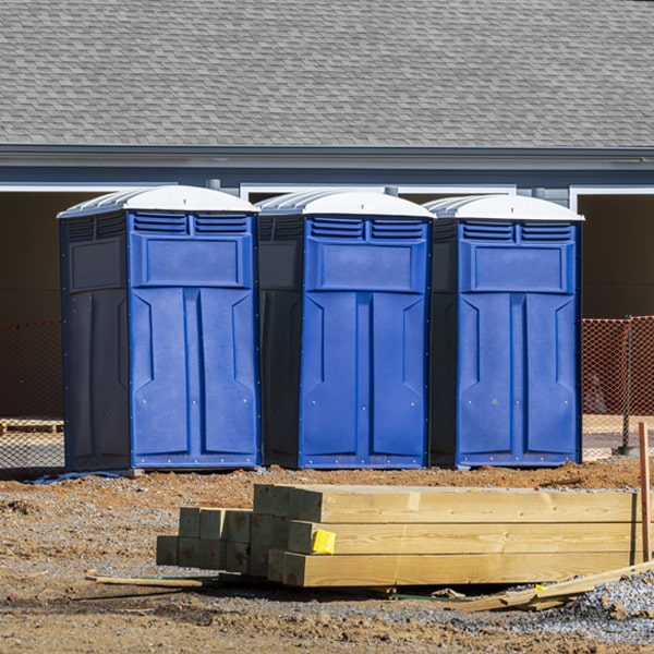 are there any restrictions on where i can place the portable restrooms during my rental period in Selden Kansas